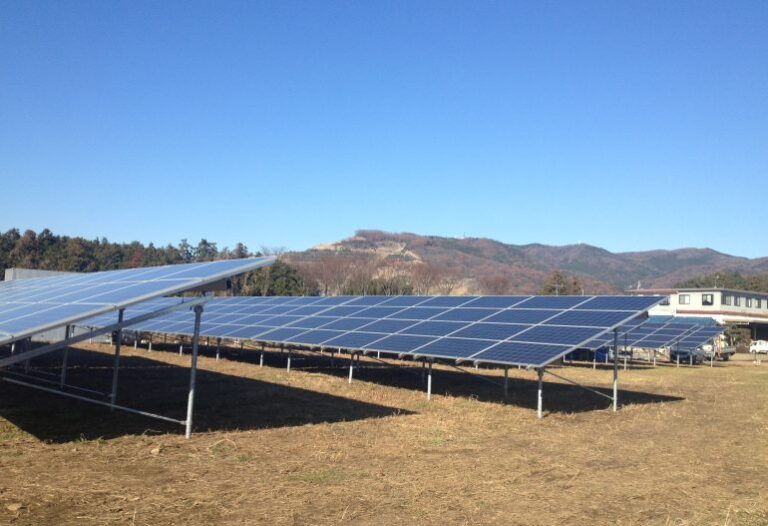 KJC_茨城県_太陽光　基礎（杭）　架台　茨城　150Kw2